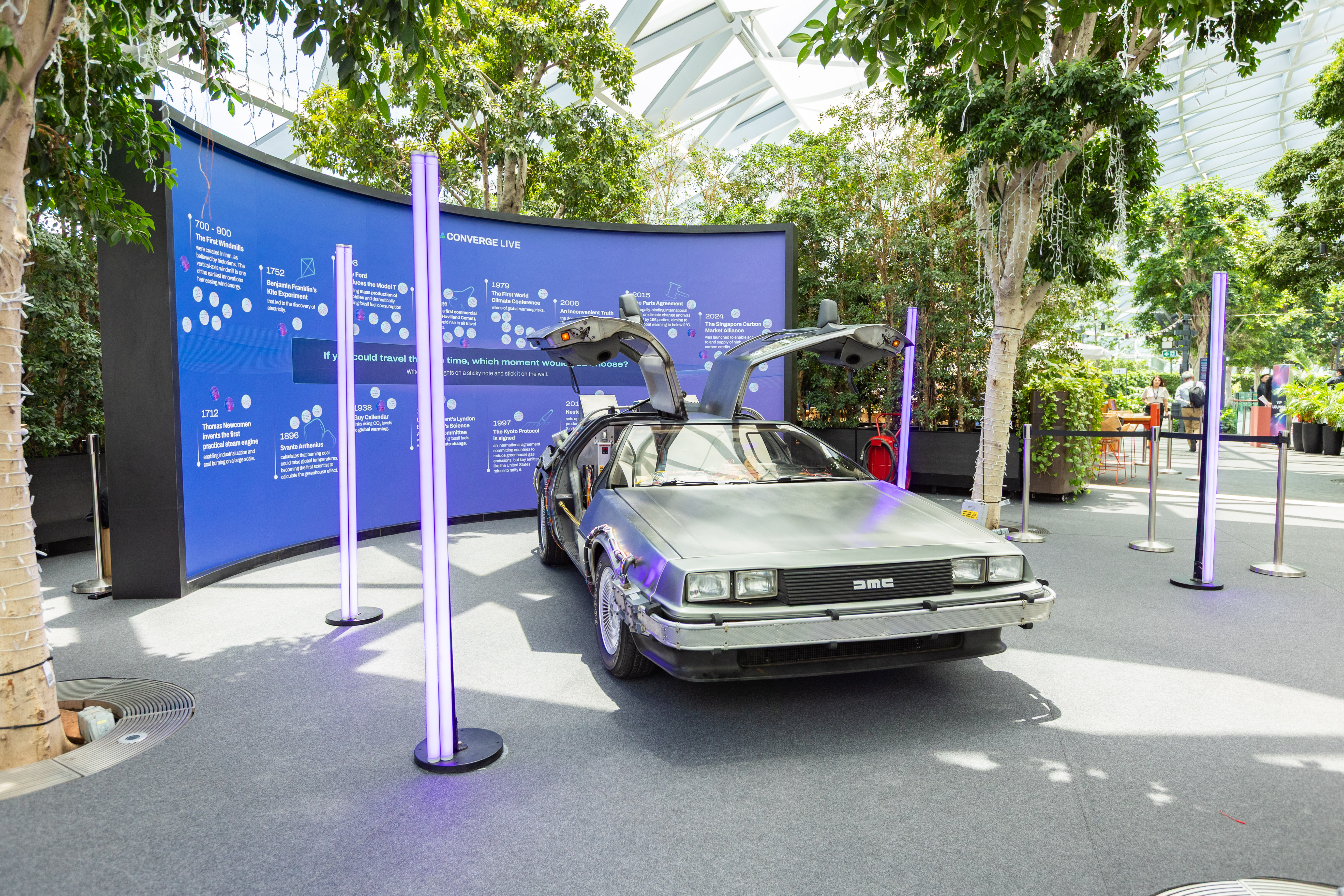The real-life DeLorean time machine