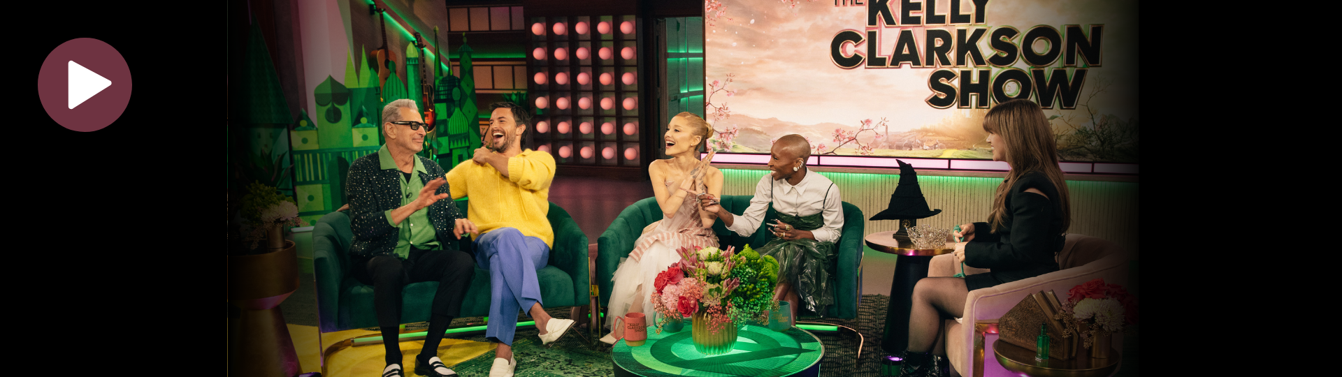 wicked cast on the kelly clarkson show